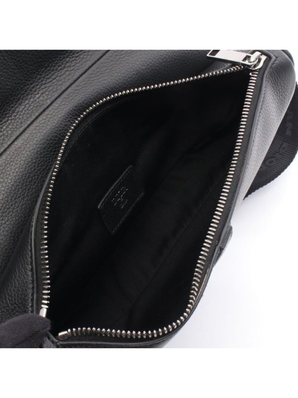 Dior Waist Bag Erl Saddle Black Leather - Picture 3 of 6